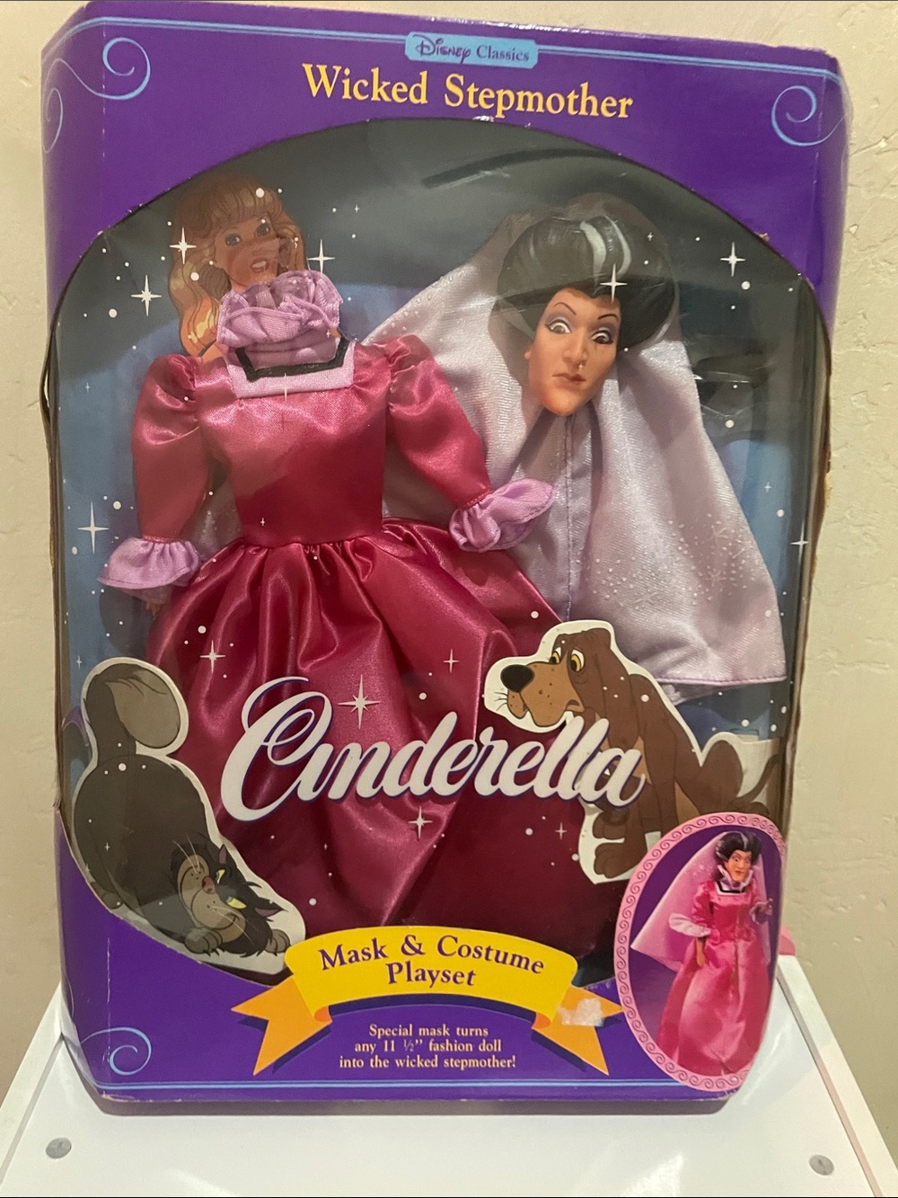 Disney Wicked Stepmother Doll Playset in Pink and Lavender
